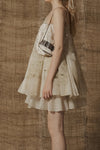 Mutedance 25 Spring/Summer Double Layer Off-shoulder Dress MD-MD25SS06-BEIGE MD25SS05